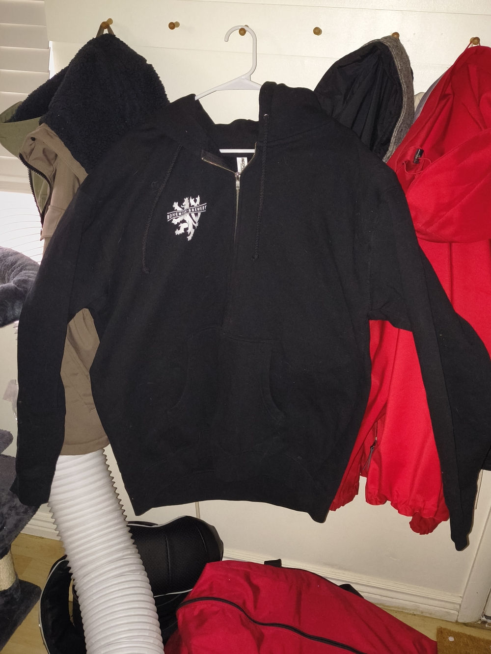 Bohemian Brewery Zip Up Hoodie Mens XL